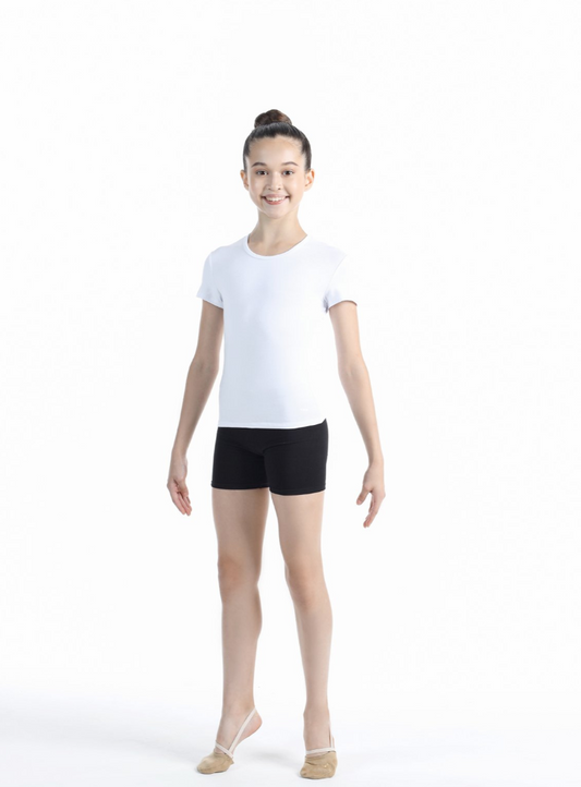 T-shirt Manches Courtes en Coton SOLO Blanc