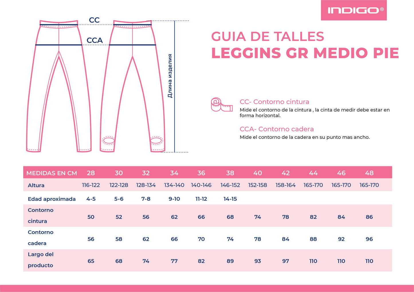 Leggings Pour Gymnastique Rythmique avec Demi-Pied INDIGO Noir