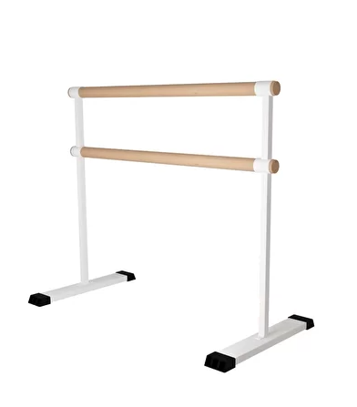 Portable Double Ballet Barre ADAGIO SPEKTR White 110*200*50 cm
