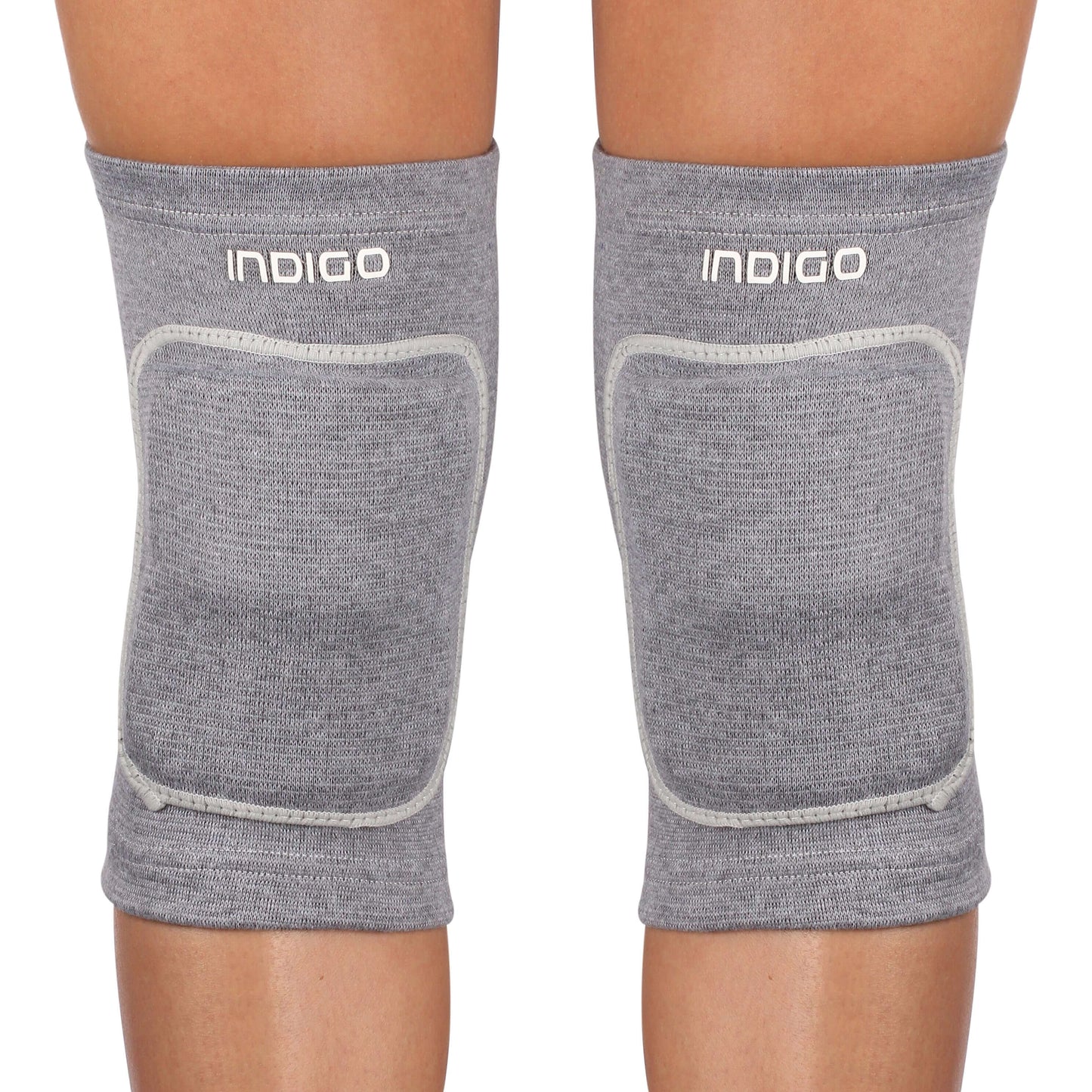 Elastic Knee Pads for Rhythmic Gymnastics INDIGO