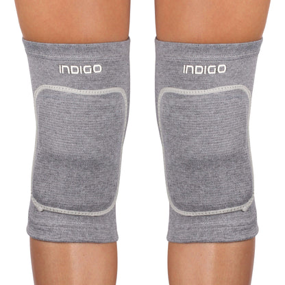 Elastic Knee Pads for Rhythmic Gymnastics INDIGO