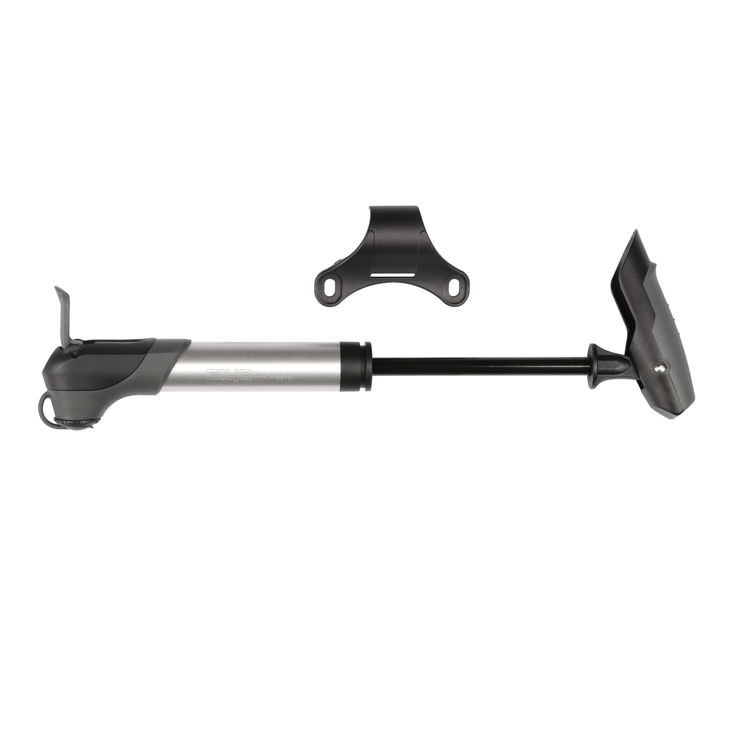 Pompe À Vélo Manuelle En Aluminium GIYO 23 cm Noir