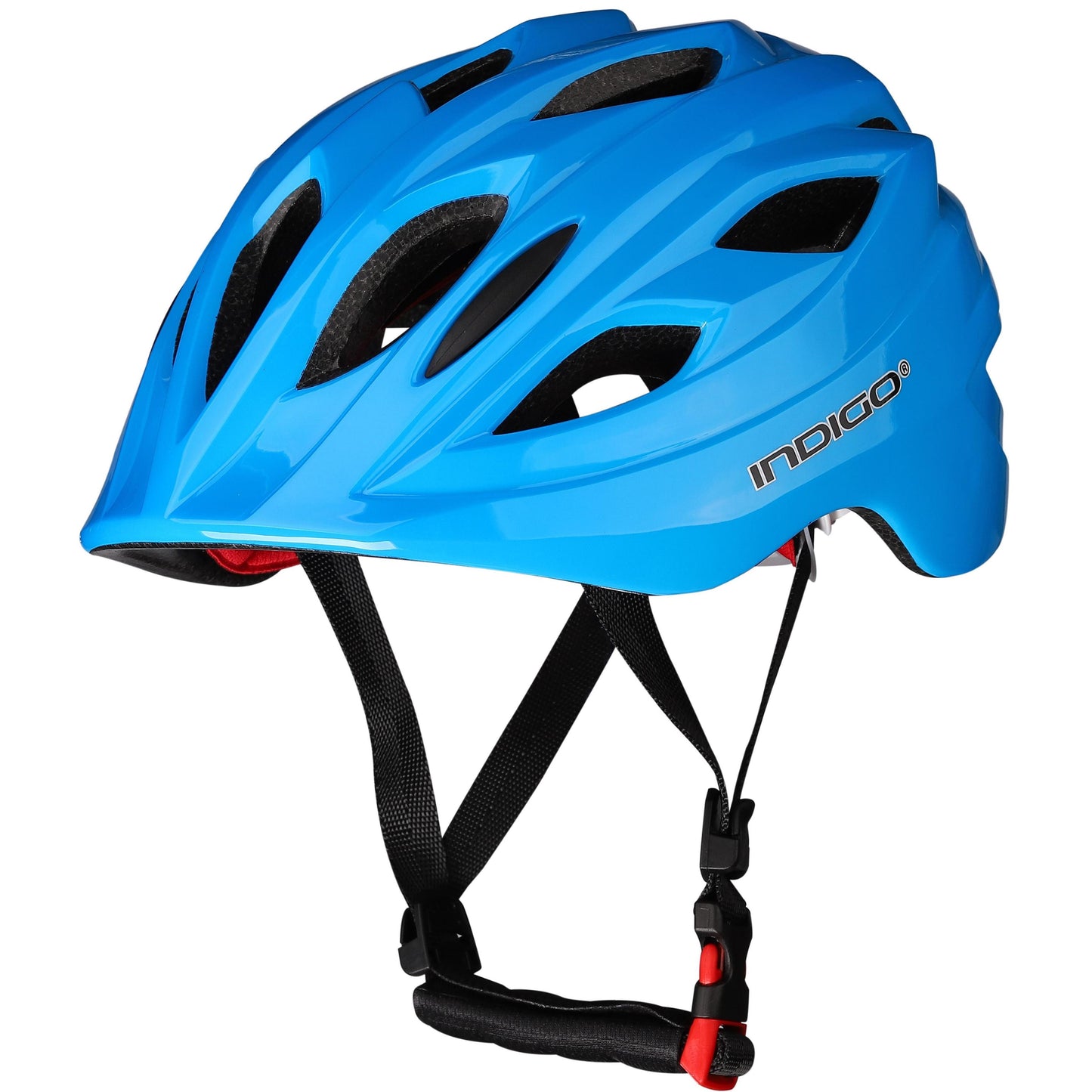 Children's Bicycle Helmet With Ventilation IN073 Indigo 51-55 cm