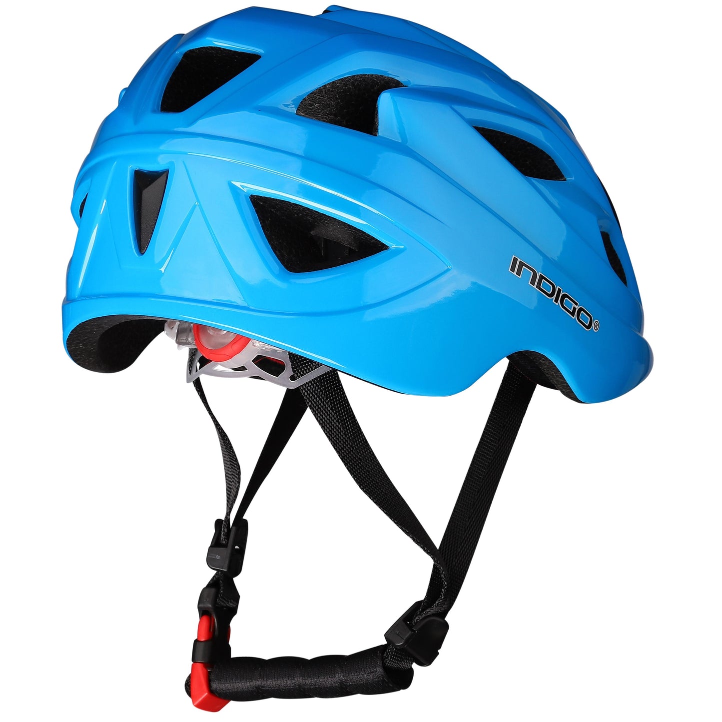 Children's Bicycle Helmet With Ventilation IN073 Indigo 51-55 cm