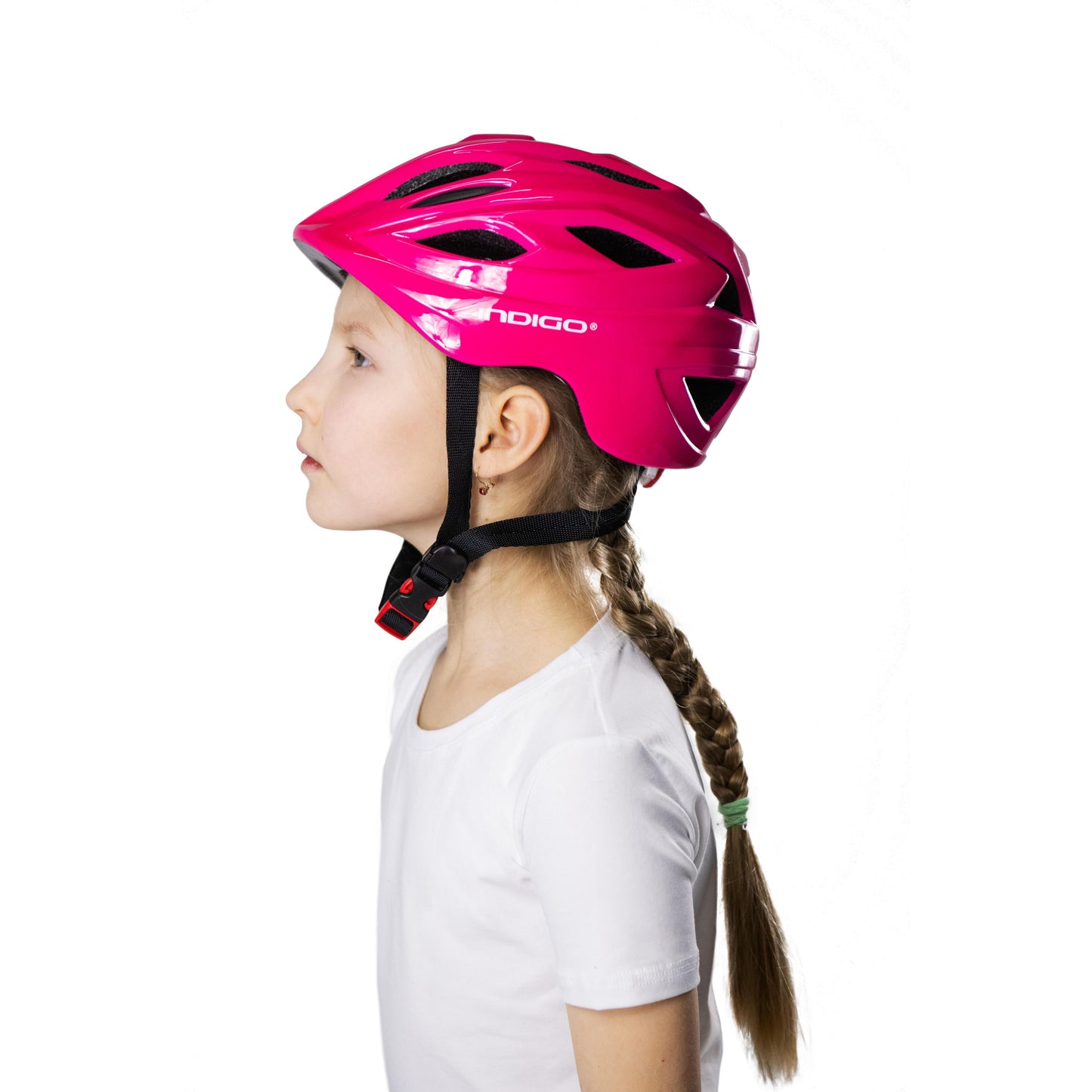 Children's Bicycle Helmet With Ventilation IN073 Indigo 51-55 cm