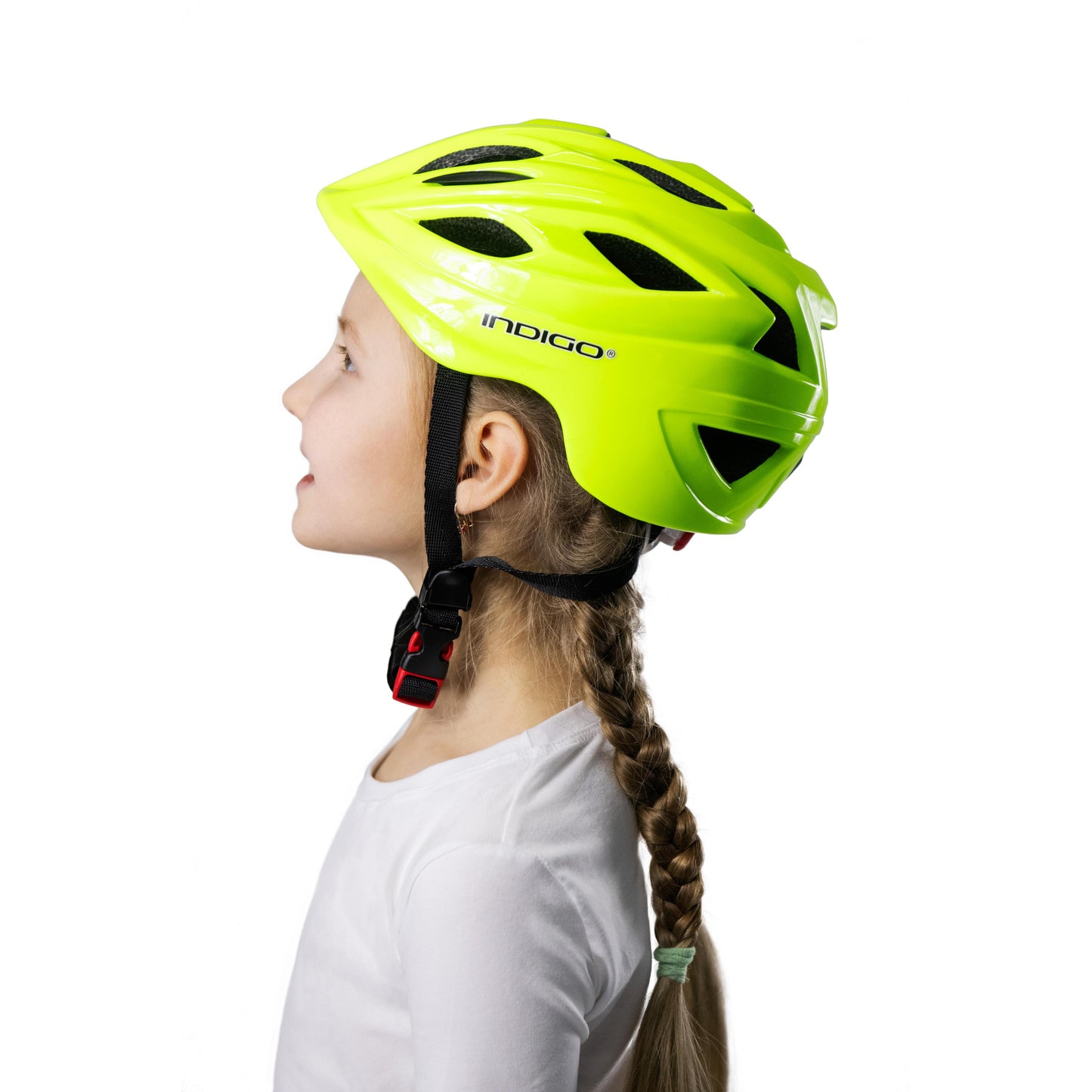 Children's Bicycle Helmet With Ventilation IN073 Indigo 51-55 cm