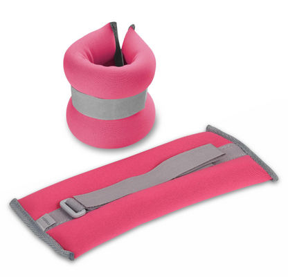 Poids pour Chevilles et Poignets en Néoprène INDIGO 2*0,4 kg