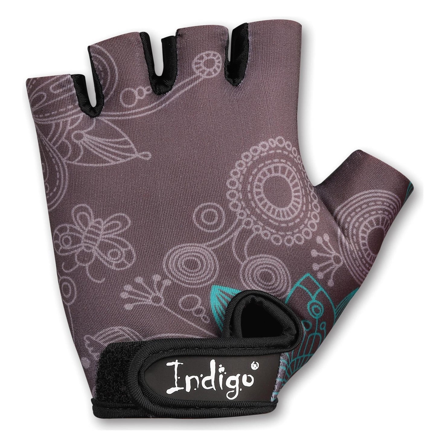 Women's Cycling Gloves INDIGO Light Gray