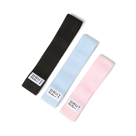 Fabric Resistance Bands 3 Levels INDIGO