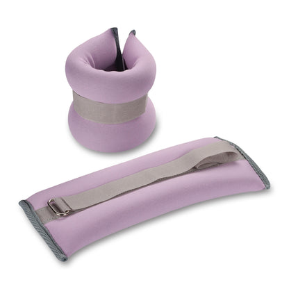 Poids pour Chevilles et Poignets en Néoprène INDIGO 2*0,4 kg