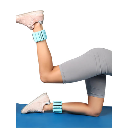 Caneleiras Halteres de Silicone ACTIVE INDIGO 2*0,45 kg