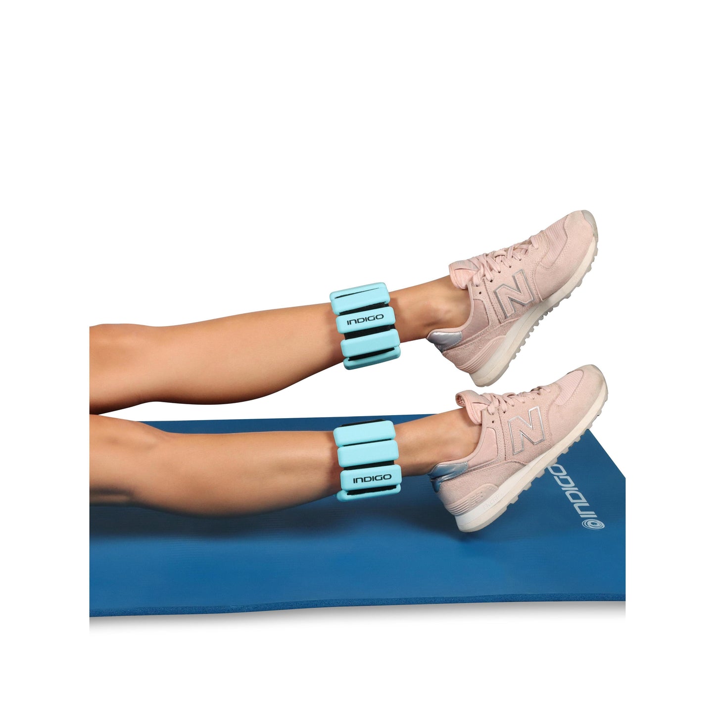 Caneleiras Halteres de Silicone ACTIVE INDIGO 2*0,45 kg