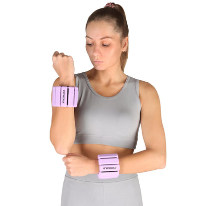 Caneleiras Halteres de Silicone ACTIVE INDIGO 2*0,45 kg