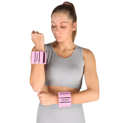 Caneleiras Halteres de Silicone ACTIVE INDIGO 2*0,45 kg