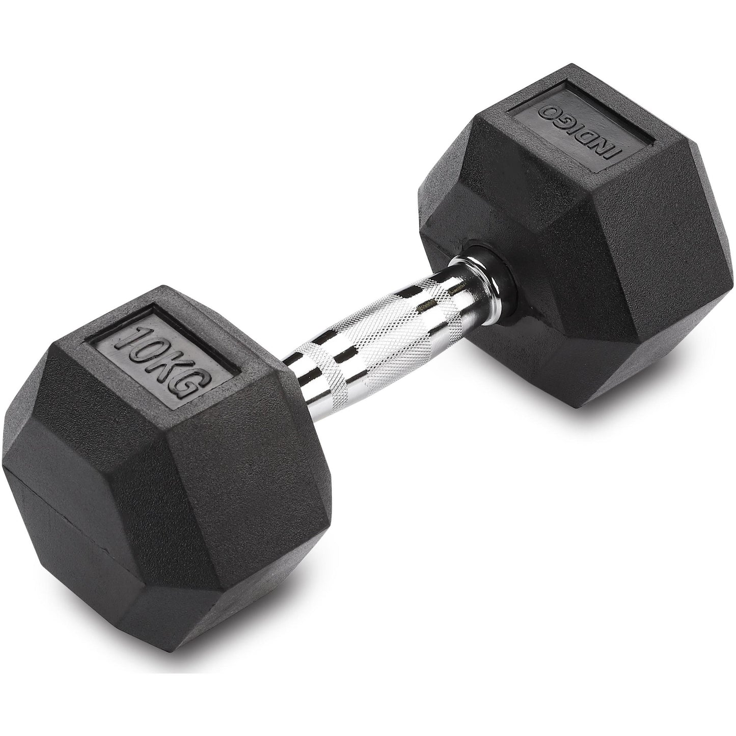 Mancuernas Hexagonales Hierro Fundido INDIGO Negro