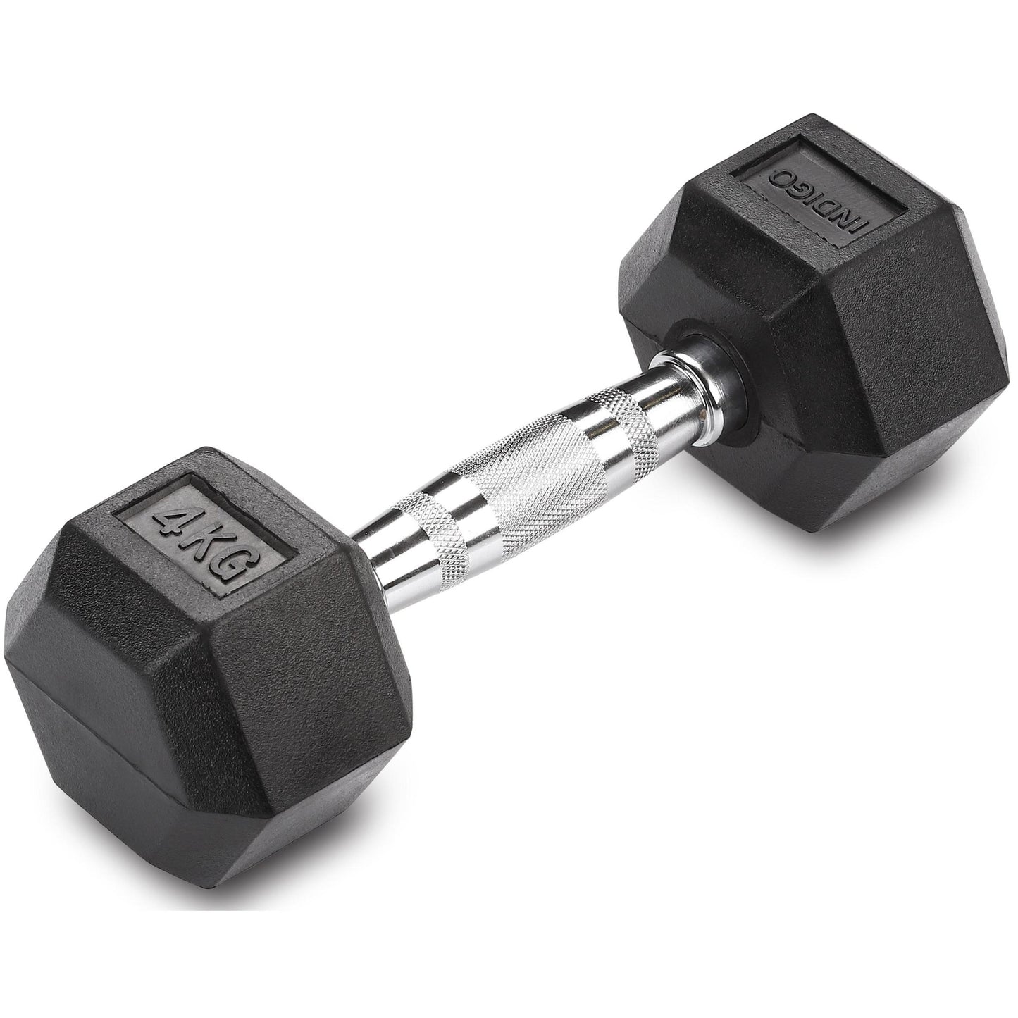 Mancuernas Hexagonales Hierro Fundido INDIGO Negro