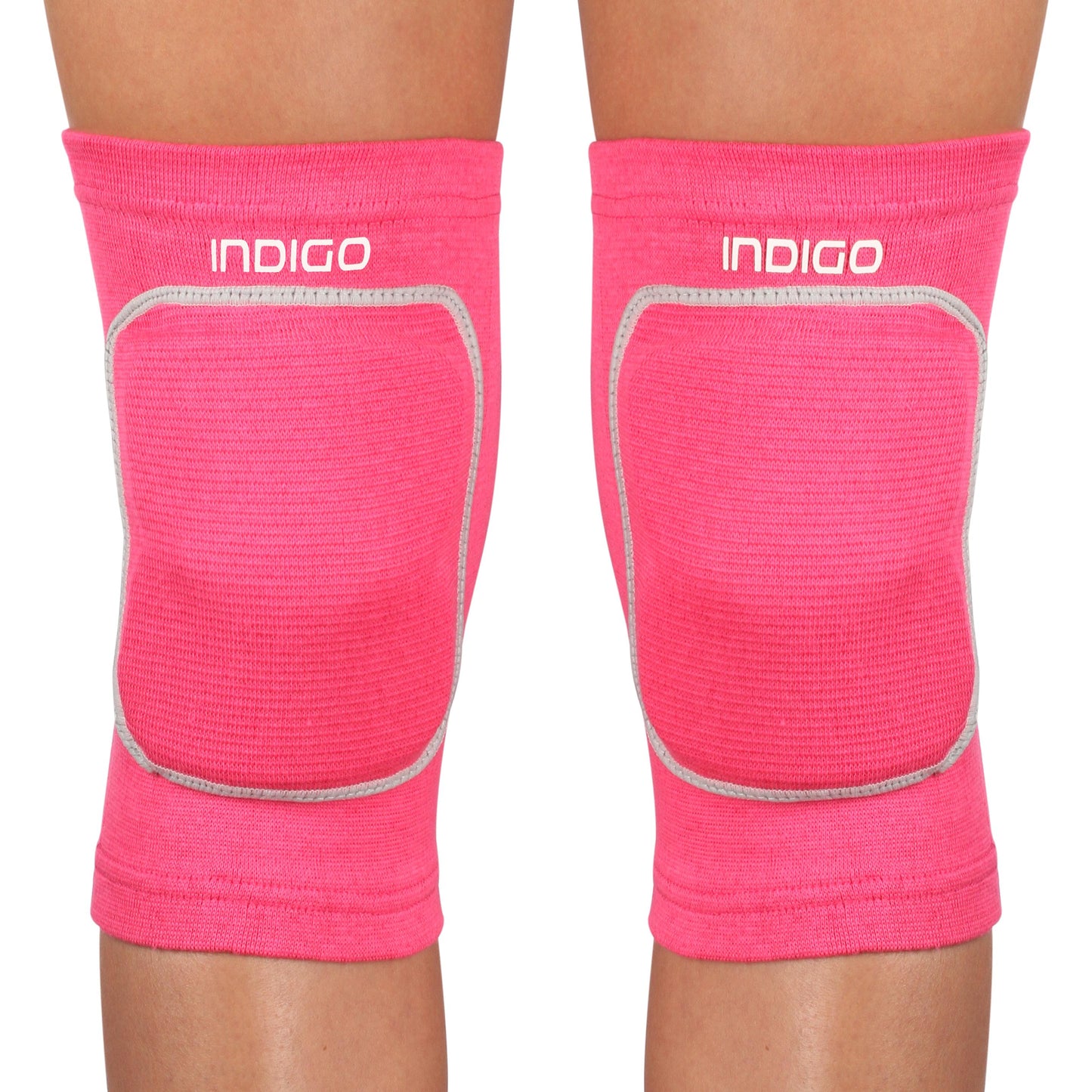 Elastic Knee Pads for Rhythmic Gymnastics INDIGO