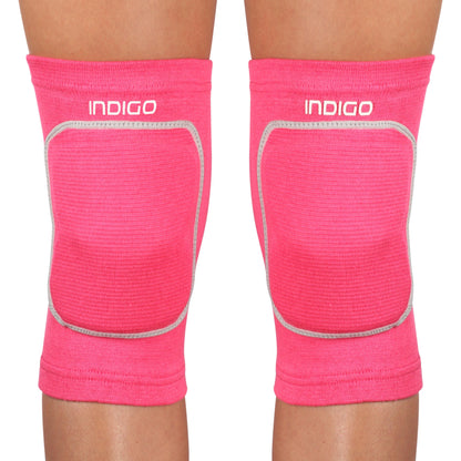Elastic Knee Pads for Rhythmic Gymnastics INDIGO