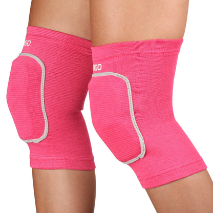 Elastic Knee Pads for Rhythmic Gymnastics INDIGO