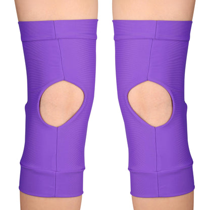 Gymnastics and Dance Knee Pads Long and Reinforced SANDRA INDIGO