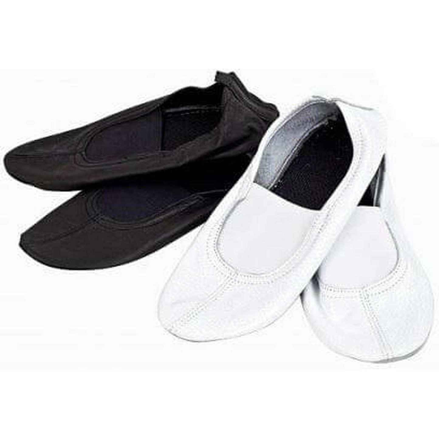 Chaussons De Gymnastique Rythmique En Cuir Avec Semelle Intérieure Douce INDIGO