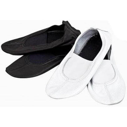 Chaussons De Gymnastique Rythmique En Cuir Avec Semelle Intérieure Douce INDIGO