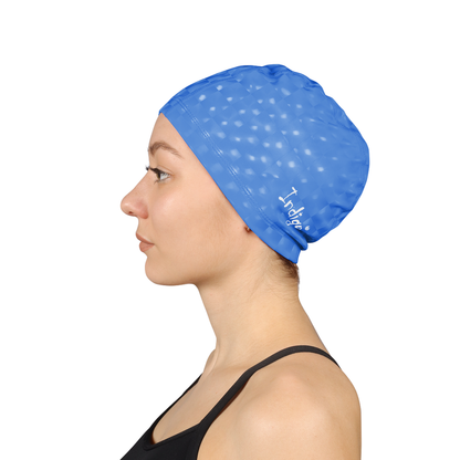 Swimming Cap Rubberized Fabric With 3D Effect INDIGO