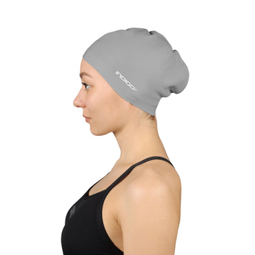 Bonnet De Natation En Silicone Pour Cheveux Longs INDIGO