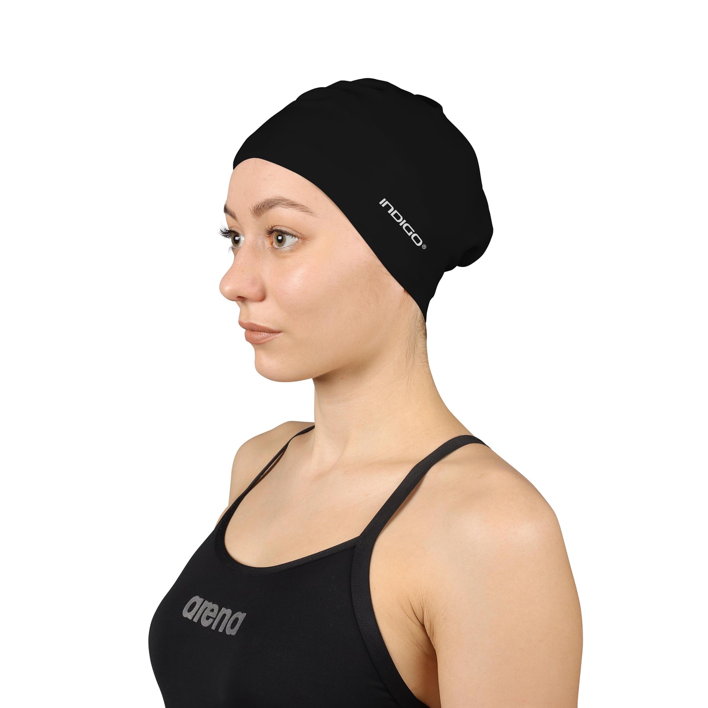 Bonnet De Natation En Silicone Pour Cheveux Longs INDIGO