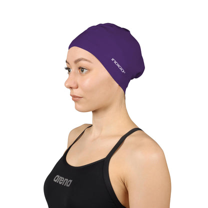 Bonnet De Natation En Silicone Pour Cheveux Longs INDIGO