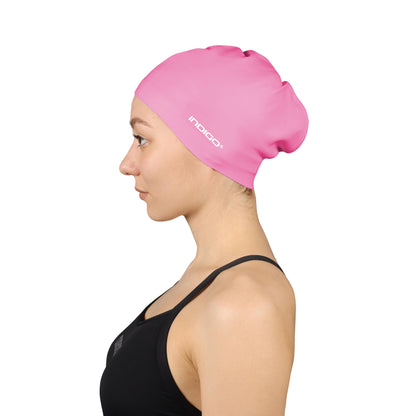 Bonnet De Natation En Silicone Pour Cheveux Longs INDIGO