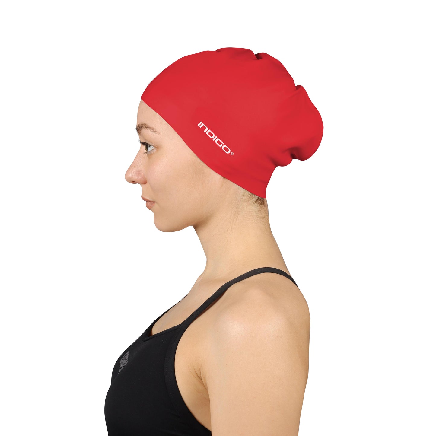 Bonnet De Natation En Silicone Pour Cheveux Longs INDIGO