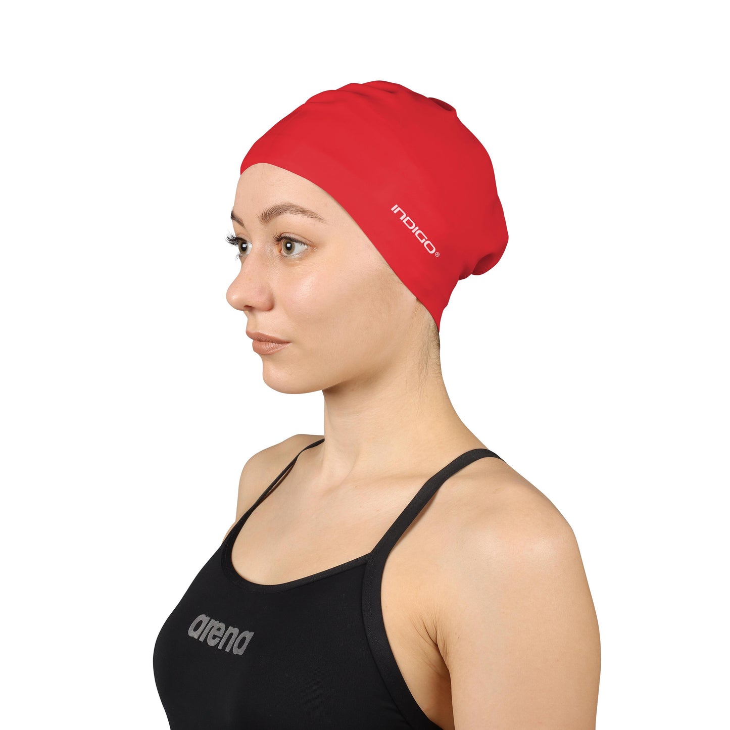 Bonnet De Natation En Silicone Pour Cheveux Longs INDIGO