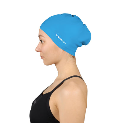 Bonnet De Natation En Silicone Pour Cheveux Longs INDIGO