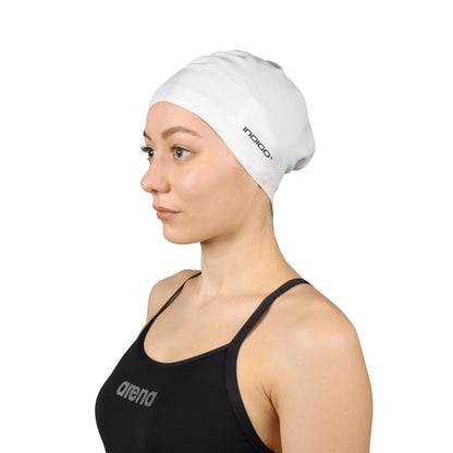 Bonnet De Natation En Silicone Pour Cheveux Longs INDIGO