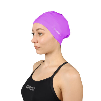 Bonnet De Natation En Silicone Pour Cheveux Longs INDIGO