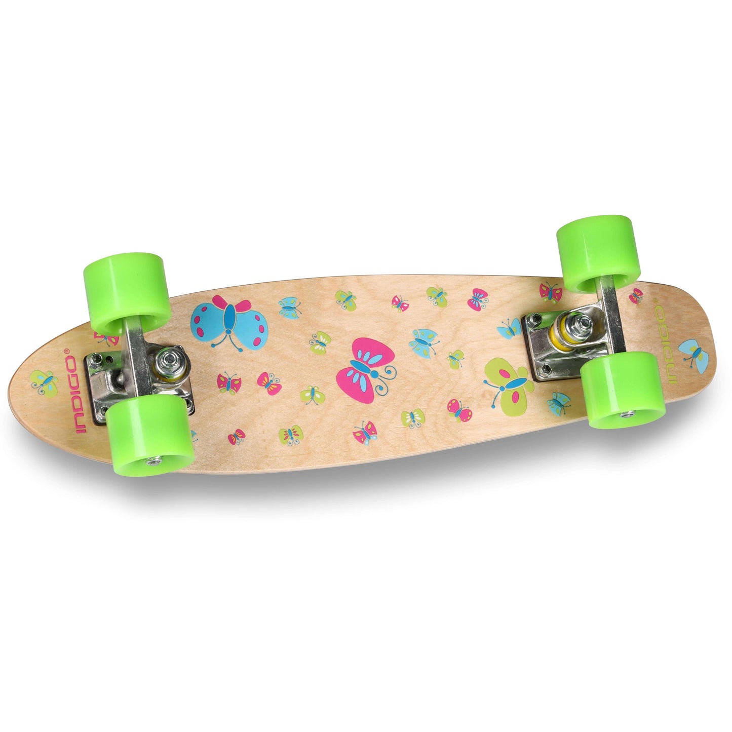 Children's Wooden Skateboard BUTTERFLY INDIGO 55.88 * 15.24 cm