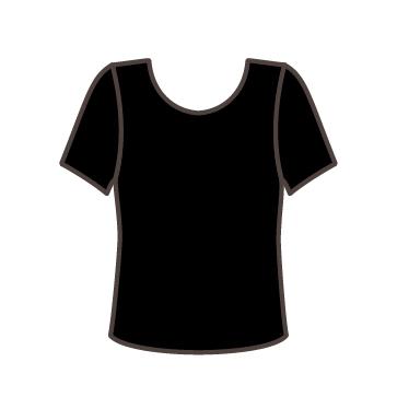 T-shirt Élastique à Manches Courtes SOLO Noir