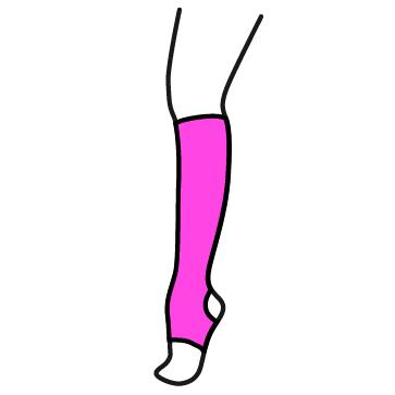 Meias de Aquecimento de Meio Pé SOLO