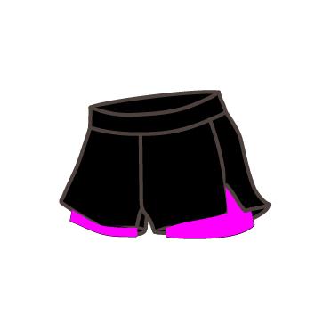 Shorts Doubles avec Tissu de Maille SOLO