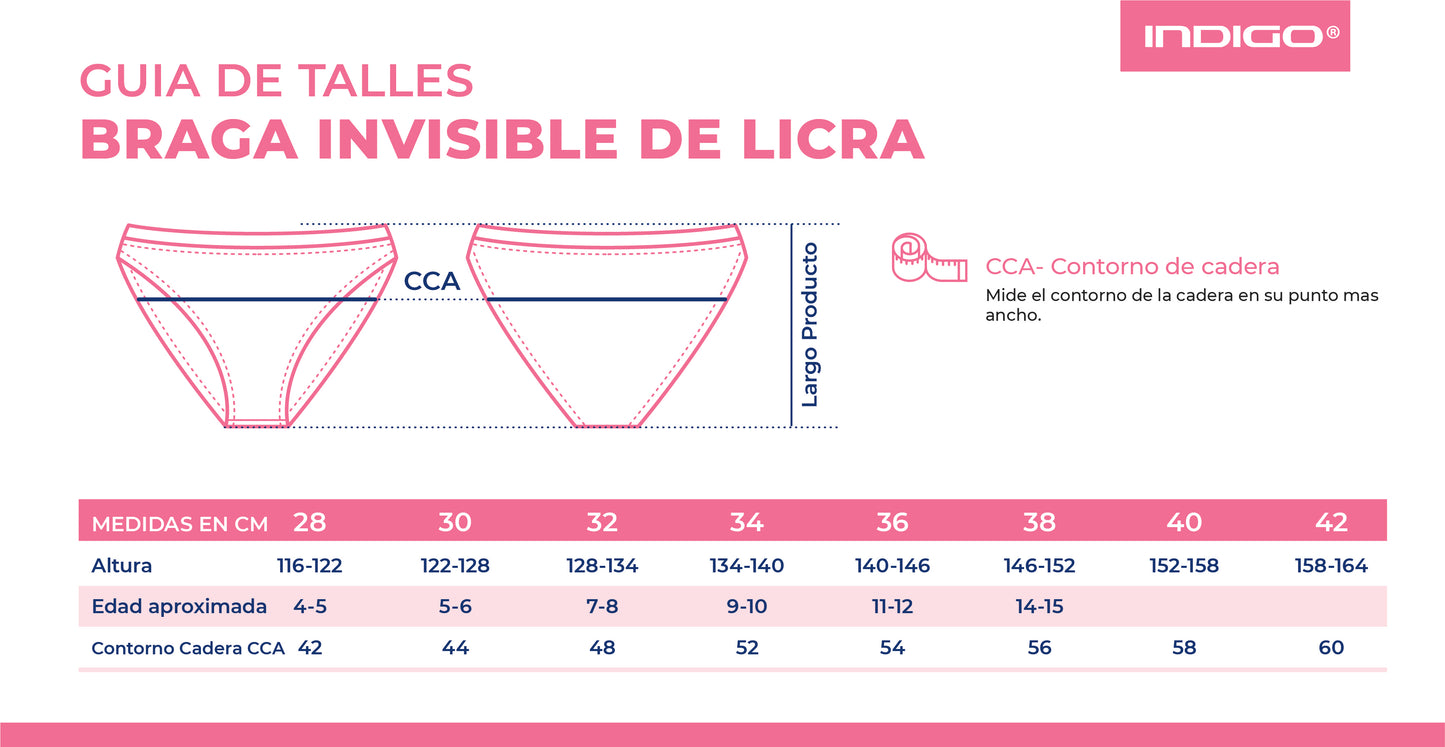 Braga de Gimnasia Invisible Con Costura Beige