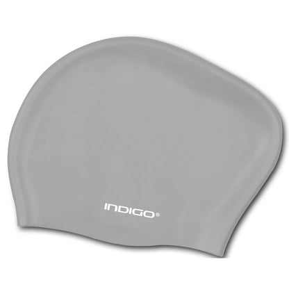 Bonnet De Natation En Silicone Pour Cheveux Longs INDIGO