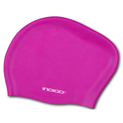 Bonnet De Natation En Silicone Pour Cheveux Longs INDIGO