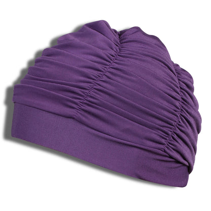 Bonnet De Natation Avec Plis Licra SM Indigo