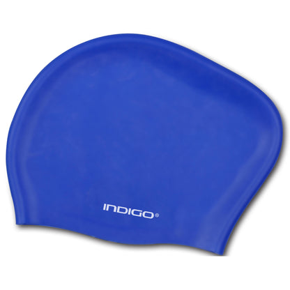 Bonnet De Natation En Silicone Pour Cheveux Longs INDIGO